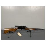 TED WILLIAMS MODEL 3T .22 SEMI W/ SCOPE