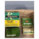 24 - 12GA AND 7 - 20GA SLUGS, ASSORTED