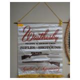 WEATHERBY HANGING BANNER VINTAGE