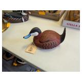 WOOD DUCK DECOY - HANDCARVED