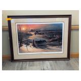 DELAYED DEPARTURE - SIGNED & FRAMED - TERRY REDLIN