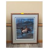 DUCKS UNLIMITED PRINT - SIGNED BY PHIL SCHOLER