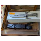 BUCKMASTER NO.184 KNIFE & SHEATH - NEW