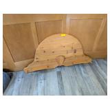 WOODEN TURKEY FAN MOUNT FRAME