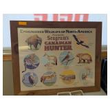 SEAGRAMS CANADIAN HUNTER WILDLIFE POSTER