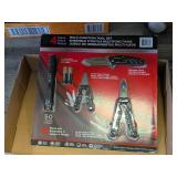 NEW - 4 PIECE KNIFE/FLASHLIGHT SET