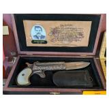 DOC HOLIDAY COMMEMORATIVE KNIFE WITH CASE