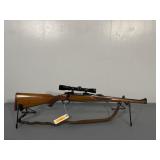 RUGER M77 243WIN 18IN BBL W/ LEOPULD 2-7X SCOPE