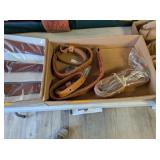 3 - LEATHER RIFLE SLINGS - NEW