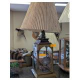 2 BOBWHITE DISPLAY WITH LAMP - 10x10x35