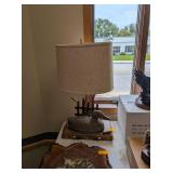 DUCKS UNLIMITED DECOY TABLETOP LAMP