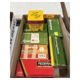 VINTAGE EMPTY BOXES - SOME HAVE BRASS IN THEM