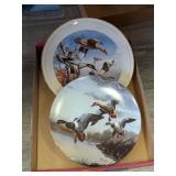 2 - DUCK PAINTED PLATES