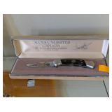 BUCK NO.112 DUCKS UNLIMITED 50 YEAR KNIFE