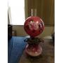 Pink Floral Oil Lamp