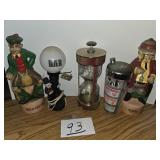 Bar Light and Decanters