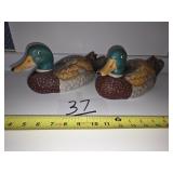 2 Bisque Ducks