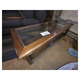 Coffee Table And 2 Bins Full