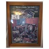 Wayne County Framed Puzzle