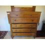 Federal tiger maple chest of drawers (*location)