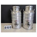 2-5 Gallon Thermo-Can Aluminum Beverage Dispensers