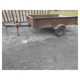 70"x96" Dump Cart with Pressure Treated Ramps