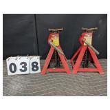 Pair of 2 Ton Floor Jacks