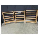 3 Wooden Shelves