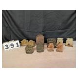 5 Cast Iron Bookends