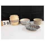 4 Assorted Pieces of Stoneware