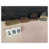 Assorted Decorative Boxes & What Not Shelf, etc.