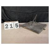 Early Tin Over Wood Sundial