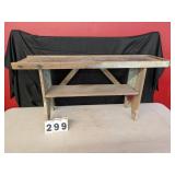 Primitive Potting Table w/ Copper Top