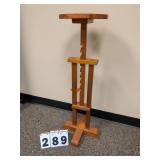 Height Adjustable Octagonal Top End Table