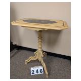 Painted Octagonal Wood Stand