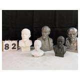 Stalin, Lennon & Other Assorted Busts