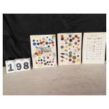 3 Assorted Button Displays