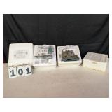 2 Hawthorne Village Light Up Holiday Houses