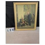 Oil on Canvas Russian Themed Oil Painting