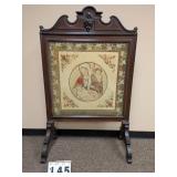 Needlepoint Fireplace Screen