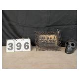 Witches Tea Party Framed Print & Skull