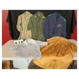Assorted Military Jackets, Shirt & Kimono