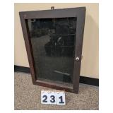 One Door Glass Display Cabinet