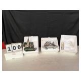 2 Hawthorne Village Light Up Holiday Houses