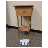 Bamboo Lift Top Folk Art Stand