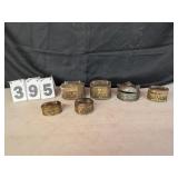 Assorted Brass & Other Trinket Boxes