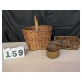 3 Woven Baskets