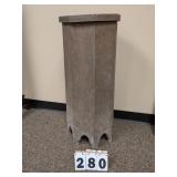 Primitive Octagonal Wood Stand