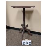 Victorian Base w/ Rectangle Top Plant Stand