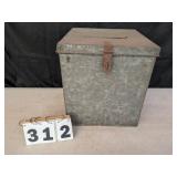 Town of Penfield Galvanized Ballot Box